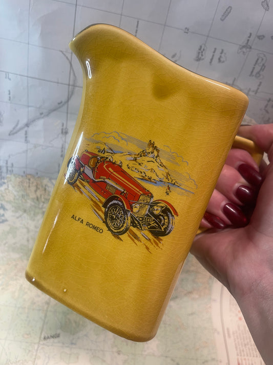 Vintage Wade Ware Motoring Jug – Bentley & Alfa Romeo
