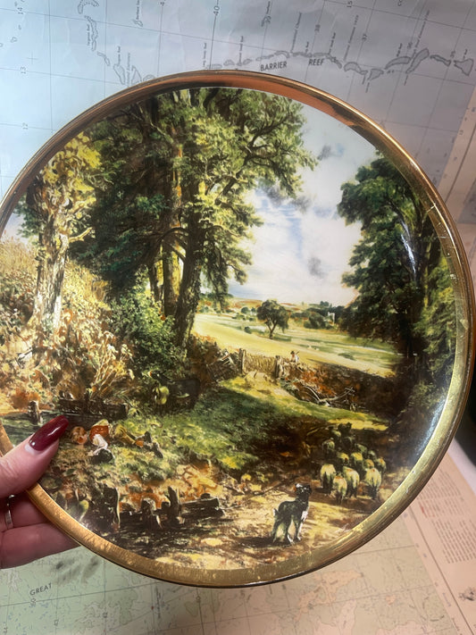 Set of Two Vintage Constable Landscape Plates  Lord Nelson Pottery – The Hay Wain