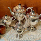 Paramount Silver Plate Four Piece Tea Set — c.1940s