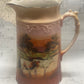 English Pastoral Ceramic Jug – c. 1900–1920