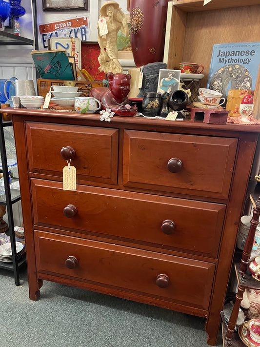 Antique Reproduction Timber chest of drawers