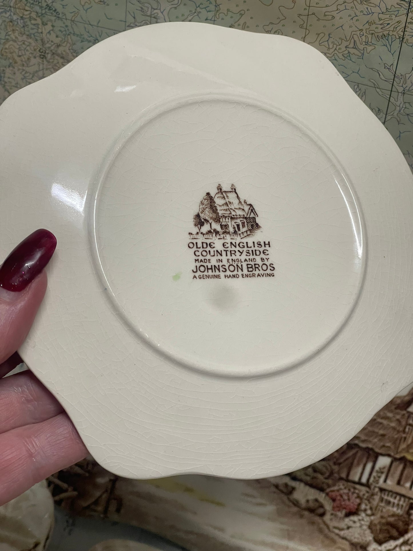 Johnson Bros Olde English Countryside Plates – Set of 7