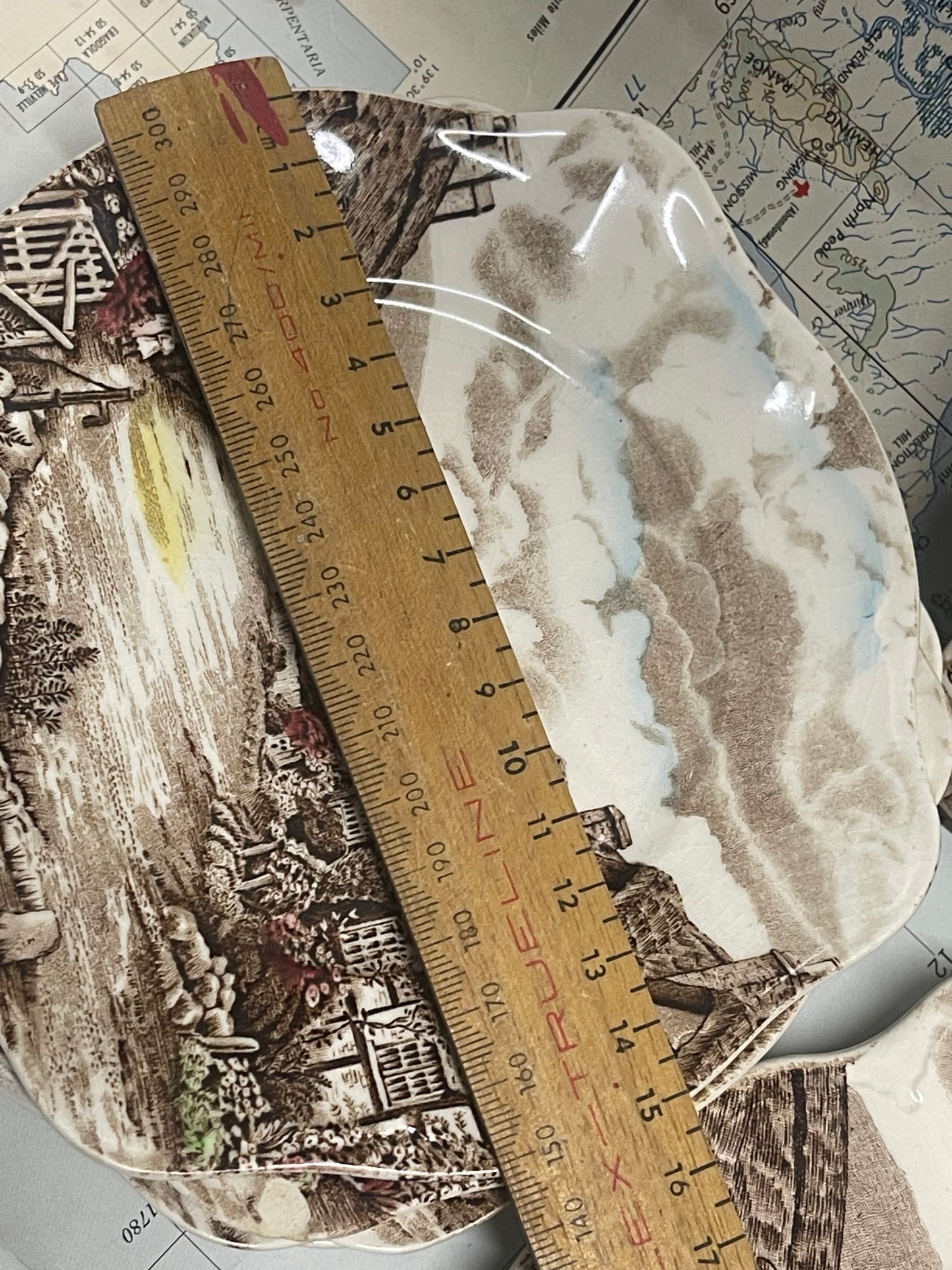 Johnson Bros Olde English Countryside Plates – Set of 7