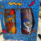 1990s KFC x Warner Bros “Beach Party” Glass Set – Bugs Bunny & Daffy Duck (Boxed)
