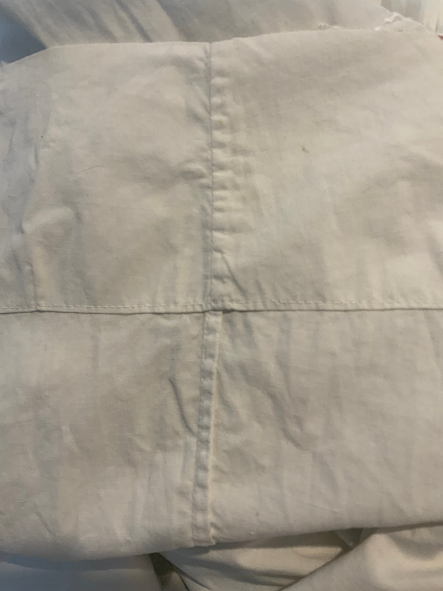 Edwardian Fine Cotton Lawn Gown with Hand-Embroidered Floral Detail (c.1900–1910)