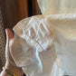 Edwardian–Early 1920s White Lawn Blouse with Lace and Embroidered Sprigs