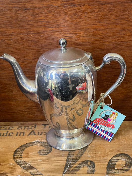 Vintage 1950s Australian Renown silver plate teapot or coffee pot