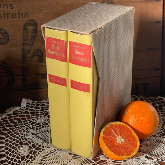 1950s “Newnes Home Management” Two-Volume Set (with Original 1958 Letter)