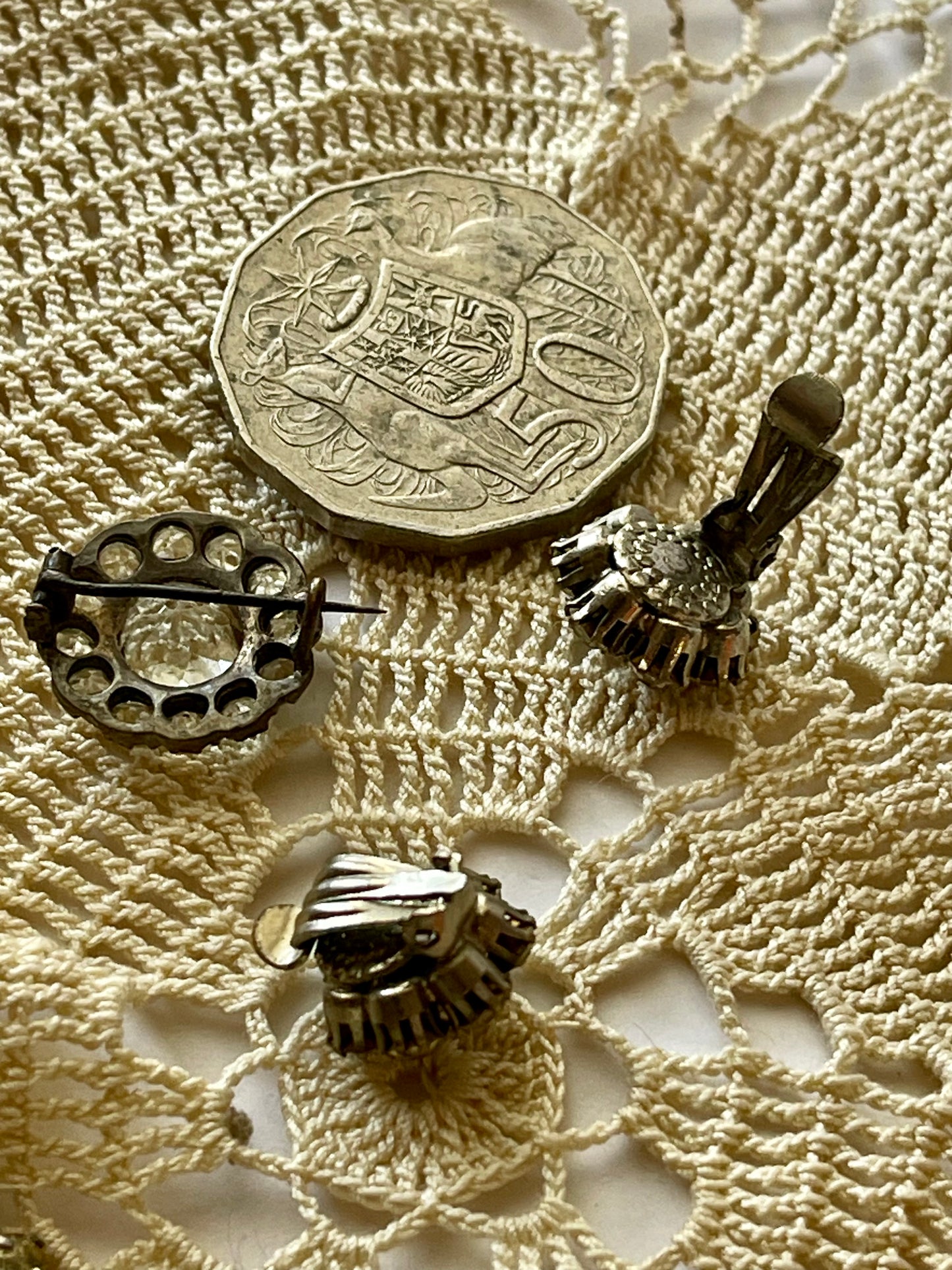 Vintage 1950s Rhinestone Jewellery Set (Parure)