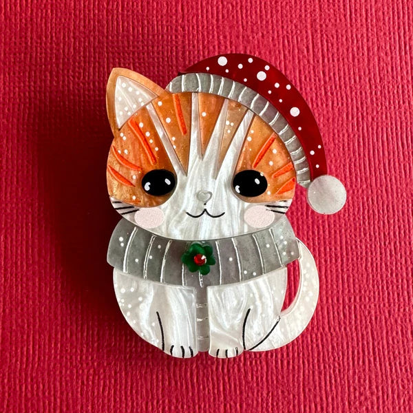 Jingle Paws brooch by Wintersheart Whimsy