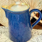 Vintage Denby Manor Blue Stoneware Coffee Pot with Lid – Made in England