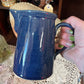 Vintage Denby Manor Blue Stoneware Coffee Pot with Lid – Made in England