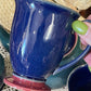Vintage Denby Harlequin Tea Set – Teapot, Sugar Bowl, Jug & Cups | Made in England
