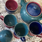 Vintage Denby Harlequin Tea Set – Teapot, Sugar Bowl, Jug & Cups | Made in England