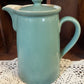 Vintage Denby Manor Green Stoneware 2 Pint Coffee Pot with Lid – Made in England