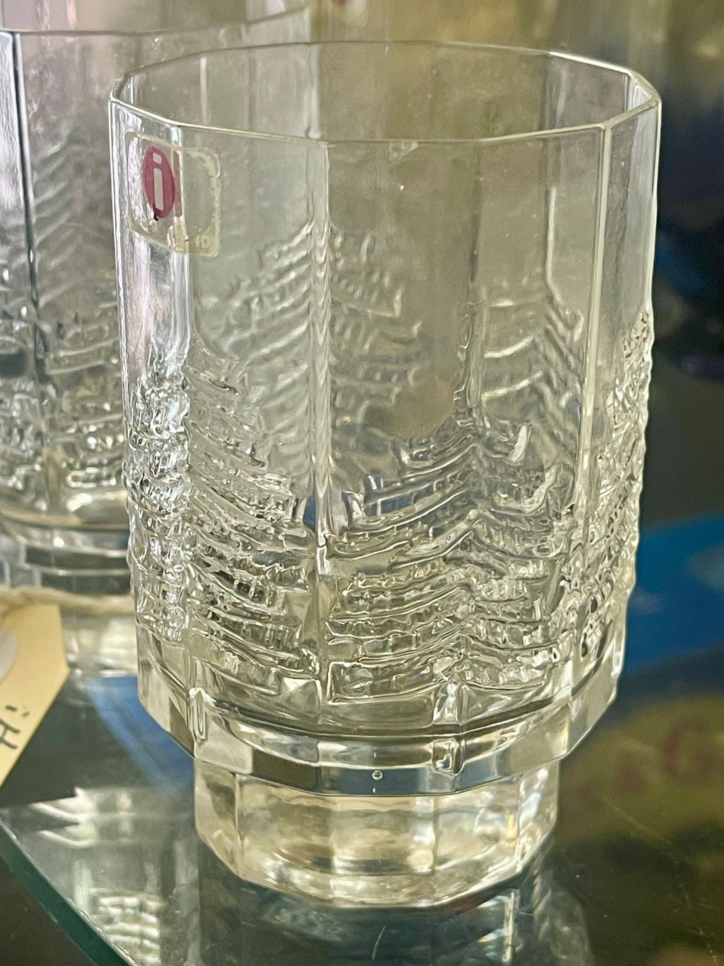 Set of Four Iittala “Kuusi” Shot Glasses by Jorma Vennola, Finland