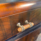 Vintage 1940s  Art Deco Walnut Veneer Dressing Table