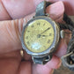 1920s Sterling Silver Ladies Wristwatch – Gilt Dial & Original Plaited Strap (Not Working)