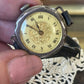 1920s Sterling Silver Ladies Wristwatch – Gilt Dial & Original Plaited Strap (Not Working)