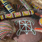 Basket of Hand-Painted Aboriginal-Inspired Souvenir Shells & Stones