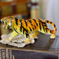 Vintage Japanese Ceramic Tiger Figurine (c.1950s)