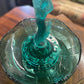 Josef Inwald Dancing Lady Float Bowl Set in Emerald green c.1930s