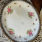 Vintage Crown Ducal Berry & Salad Drainer Bowl with Underplate – Pink Roses – Made in England