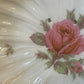 Vintage Crown Ducal Berry & Salad Drainer Bowl with Underplate – Pink Roses – Made in England
