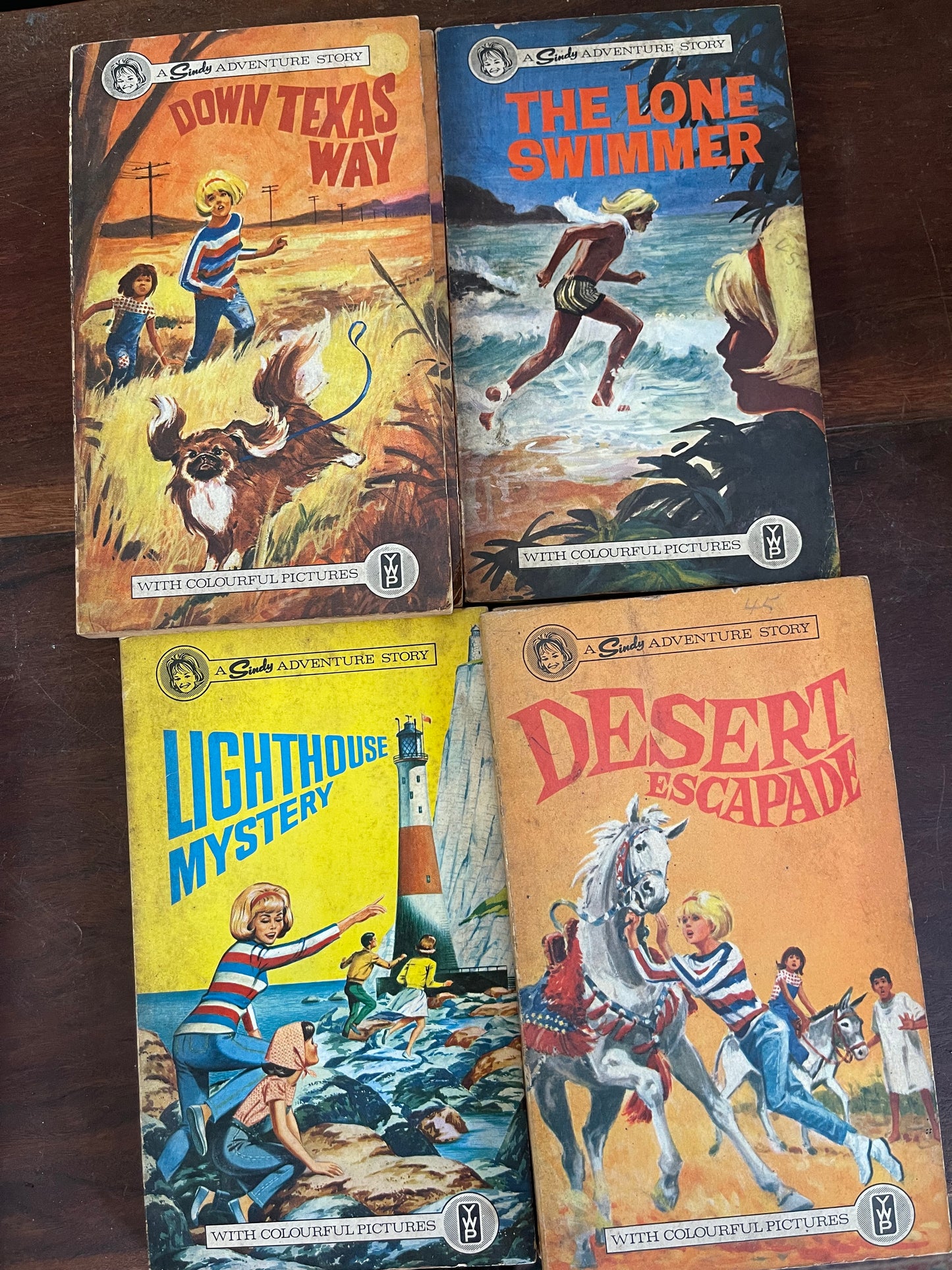 Vintage Sindy Adventure Story – Set of 4 Paperbacks (c. late 1960s))