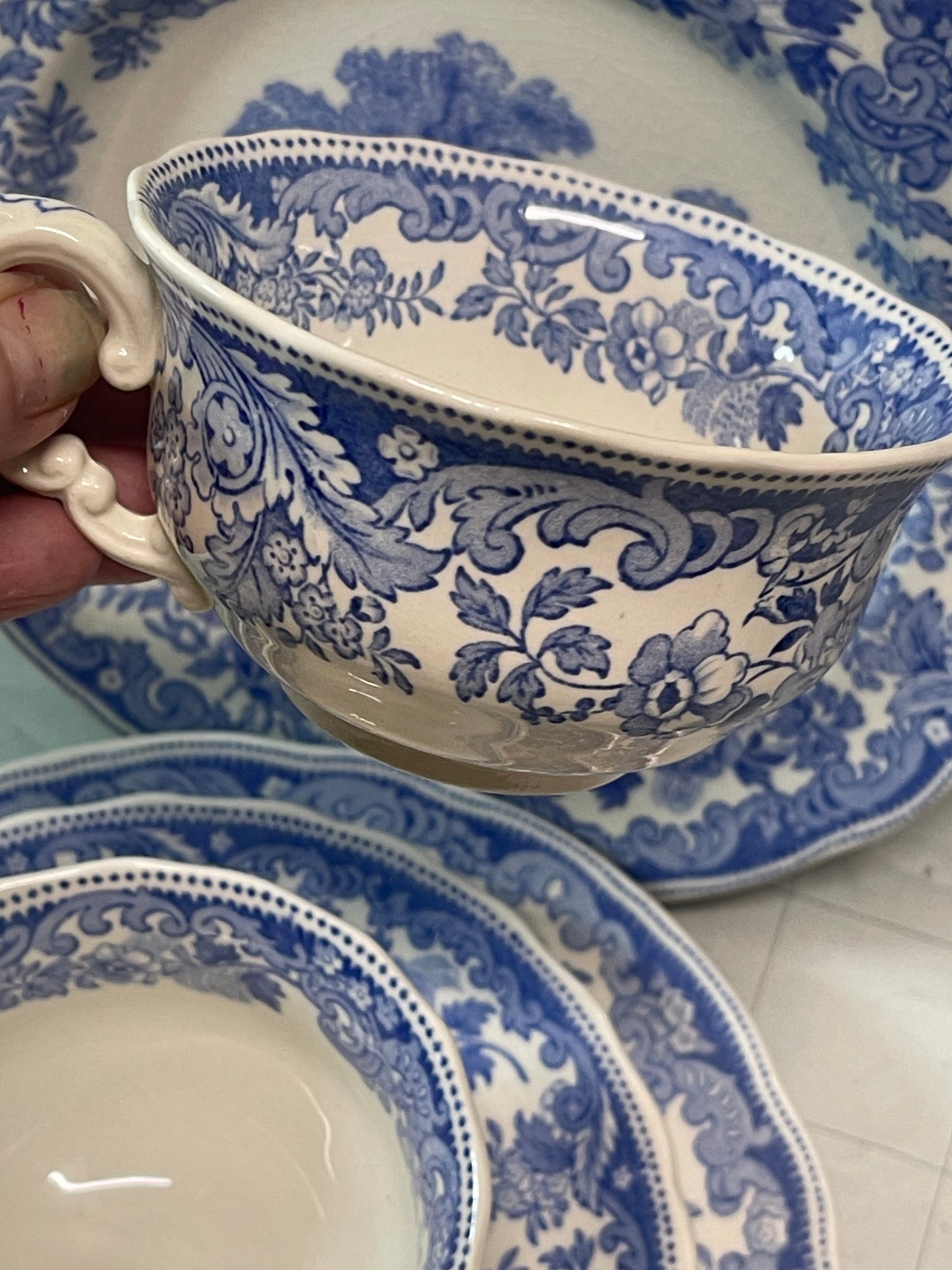 Copeland & Late Spode “Severn” Trio - England c.1900–1910