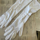 Vintage White Opera / Evening Gloves – 1950s Style (Small / Size 7)