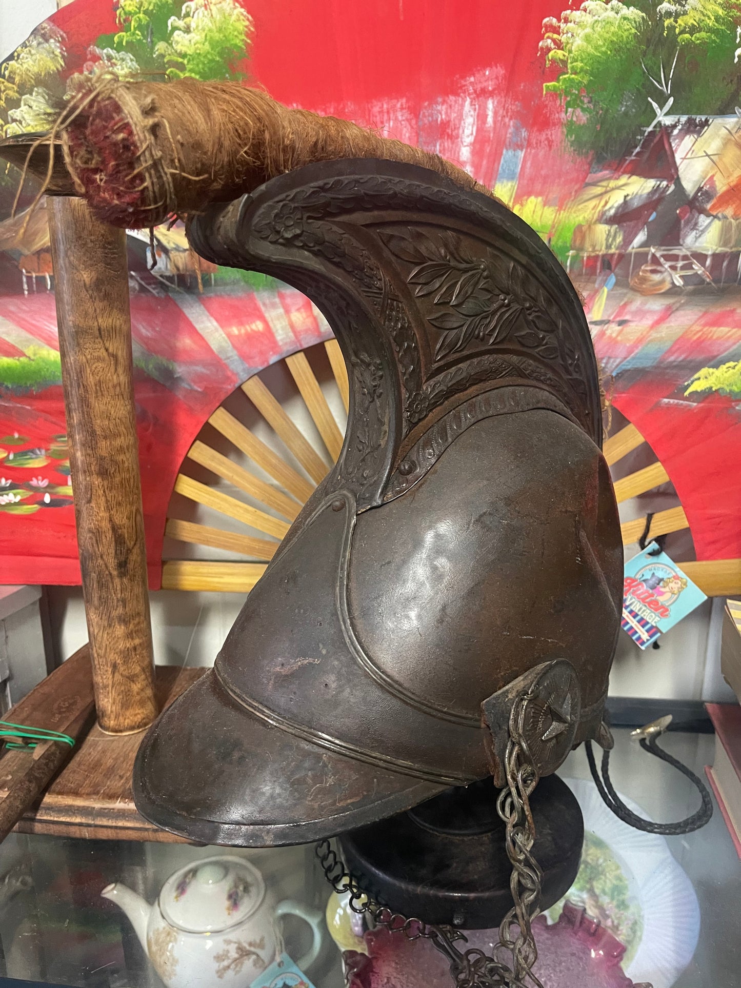 Antique French Carabinier helmet c.1840s