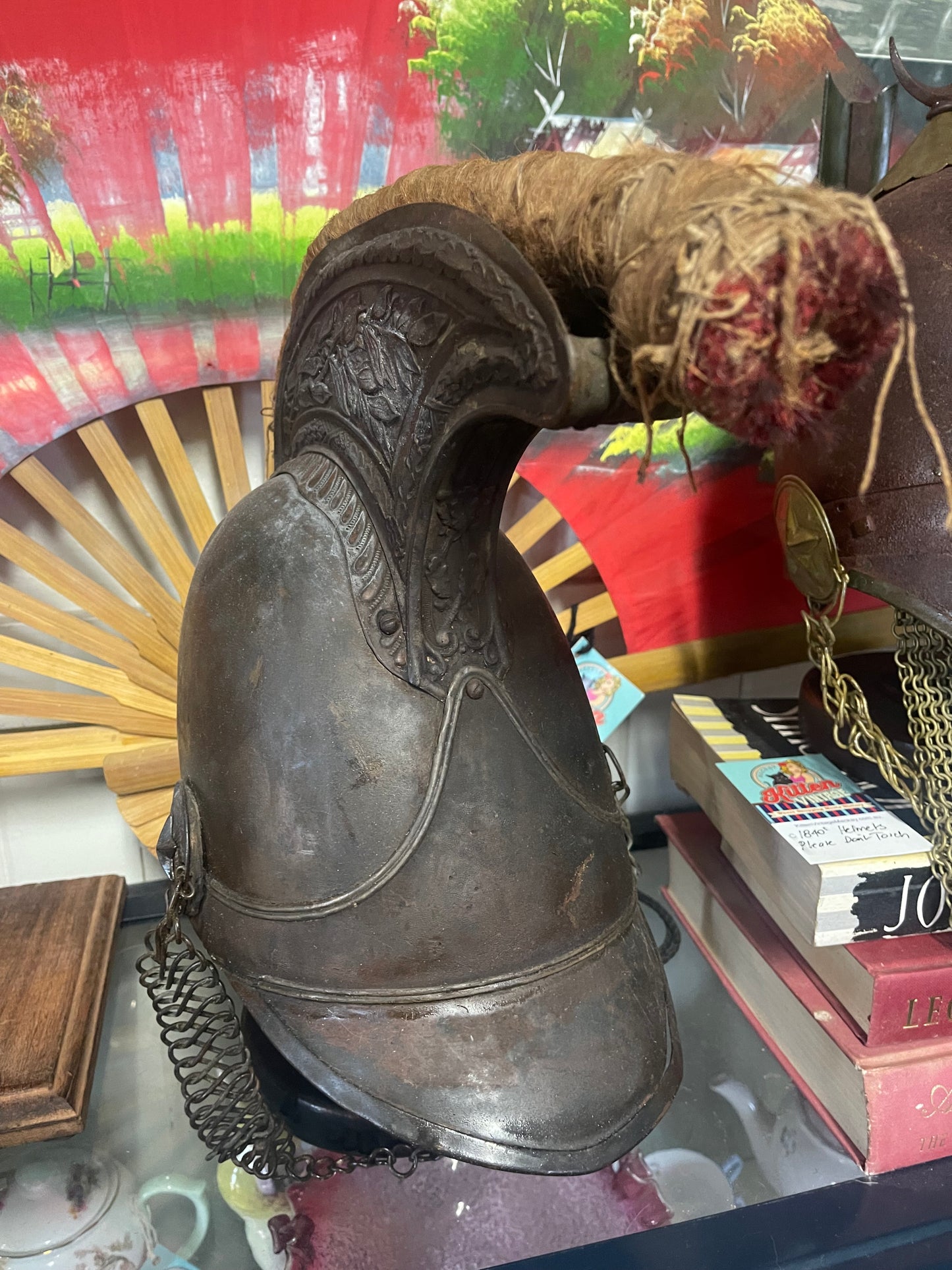 Antique French Carabinier helmet c.1840s