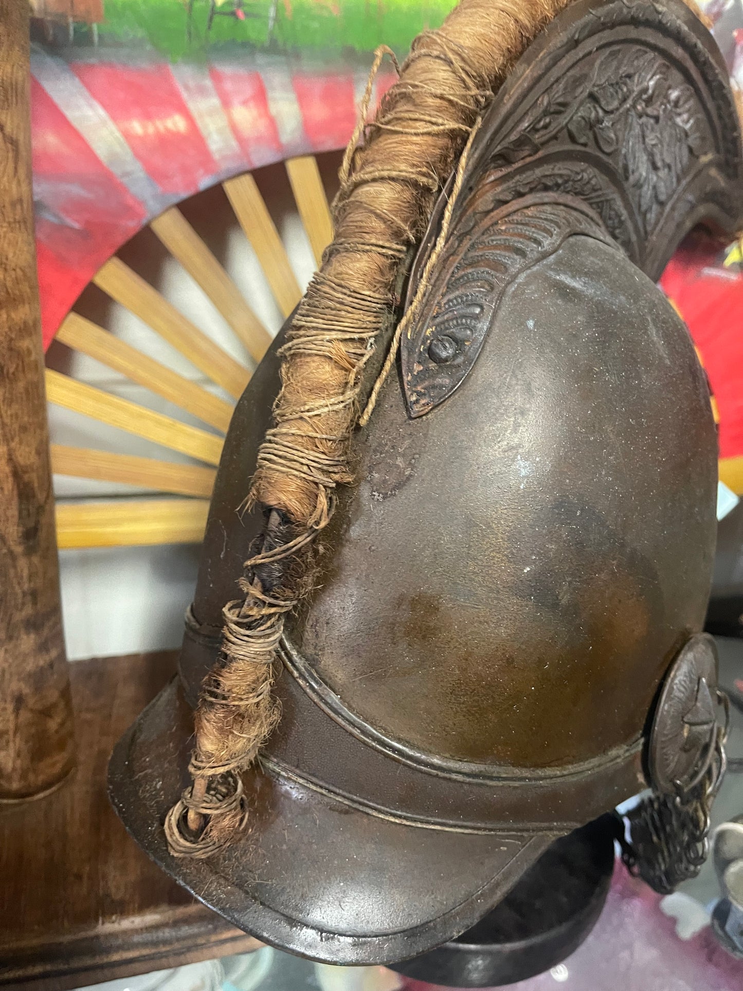 Antique French Carabinier helmet c.1840s