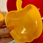 Vintage plastic Luran BASF Apple Bowls, large bowl with six small bowls