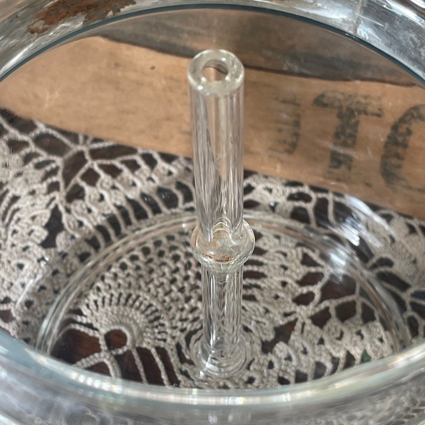 Vintage Pyrex All-Glass Stovetop Percolator (Flameware Type 9) — c. 1950s to 1970s