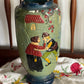 Caronia Ware No.222 “Continental Courtship” Relief Vase (c.1930s–40s)
