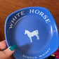 Vintage White Horse Scotch Whiskey Blue Nut dish