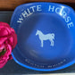 Vintage White Horse Scotch Whiskey Blue Nut dish