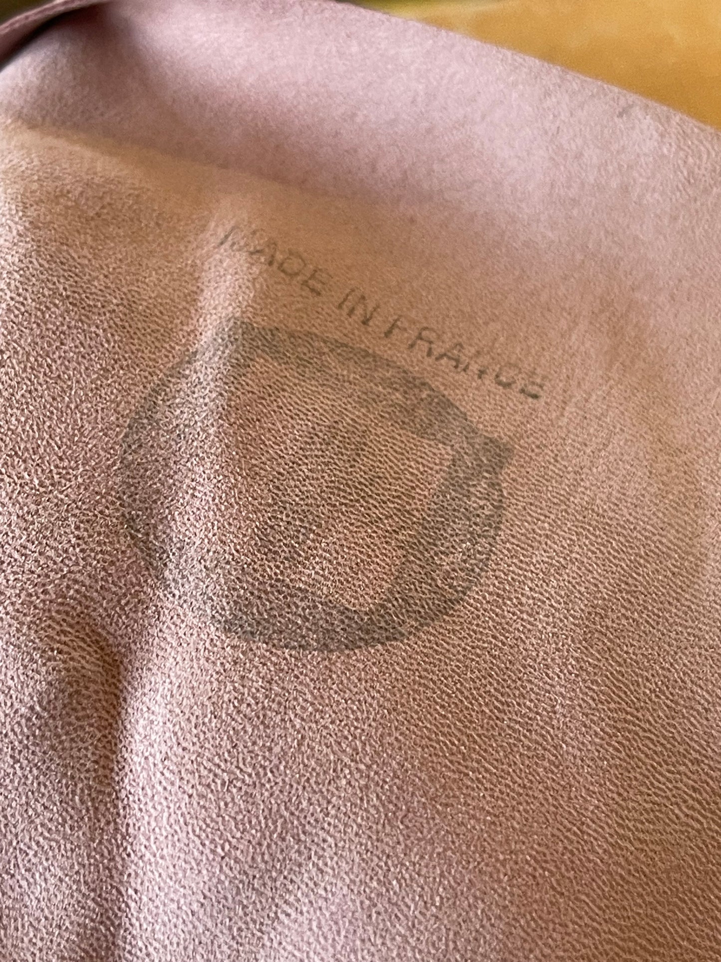 Vintage French Suede Gloves — Dusty Mauve (c.1950s–60s)