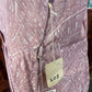 Vintage 60s New Deadstock Vintage pink cotton polyester dress , size Large 104 cm bust