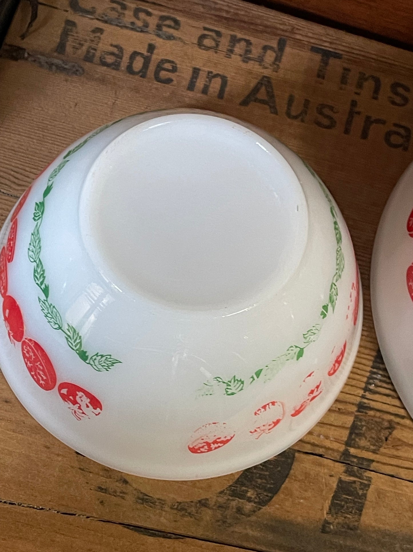 Set of 4 Vintage Australian Agee Pyrex Nesting Mixing Bowls c.1967 “Harvest”