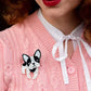 Fabian the French Bulldog brooch by Erstwilder and Louisa Camille