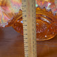 Antique Marigold Carnival Punch Bowl set by Imperial Glass Ohio