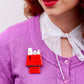 Erstwilder x Peanuts “Nap Time” Snoopy Resin Brooch (2020)