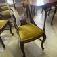 Vintage Queen Anne Style drop leaf dining table and six chairs