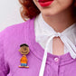 Erstwilder x Peanuts “Franklin” Resin Brooch (2020)