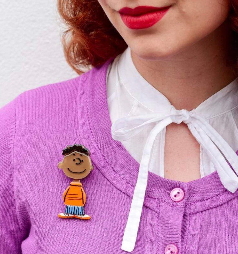 Erstwilder x Peanuts “Franklin” Resin Brooch (2020)