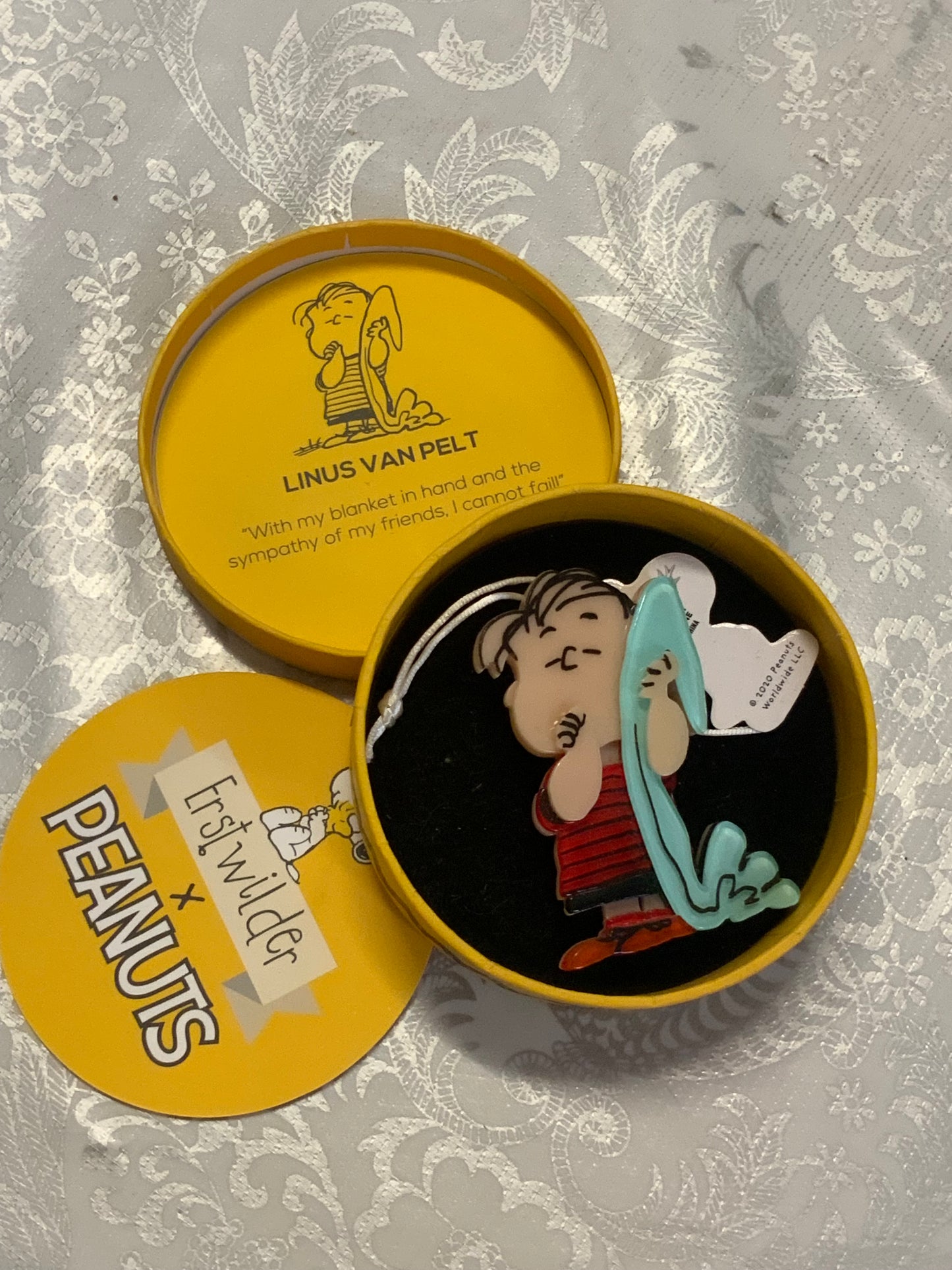 Erstwilder x Peanuts “Linus Van Pelt” Snoopy Resin Brooch (2020)