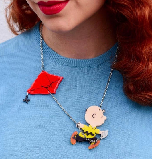 Erstwilder x Peanuts “Fly a Kite” Charlie Brown Necklace (2020)